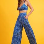 18 KEDROS PANTS FILI TOP OCEAN BLUE