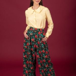 15 chaton pomegranate pants